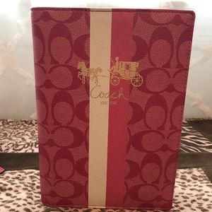 Coach PVC wallet, planner & passport cover